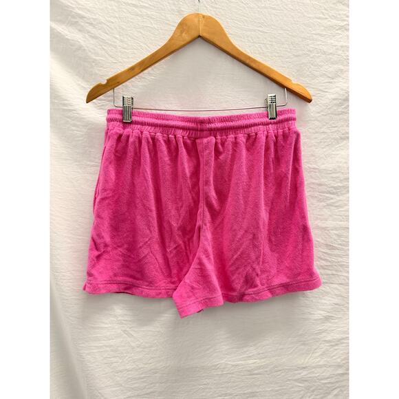 White Fox Boutique 2pcs Free Fall Terry Hot Pink Set‎ M/L Loungewear Cozy Fall - Picture 9 of 9